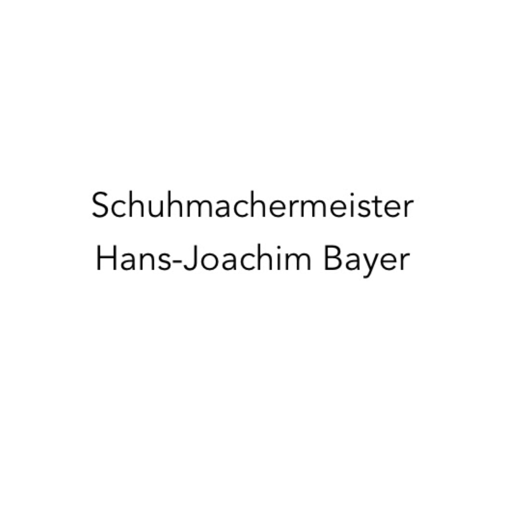 Hans-Joachim Bayer Schuhmachermeister