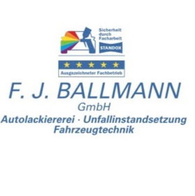 Logo des Unternehmens: F. J. Ballmann GmbH Autolackiererei