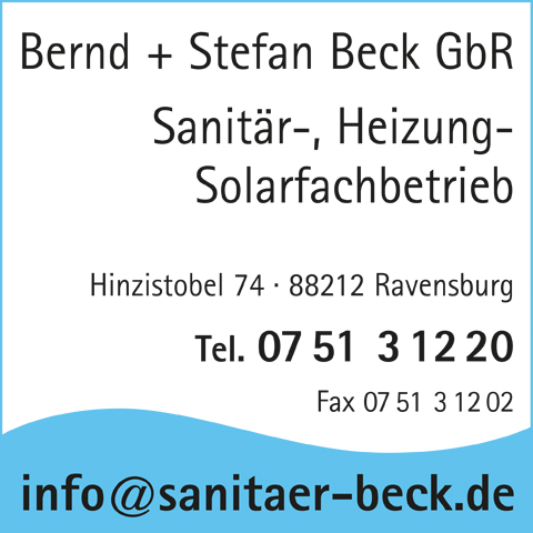 Bernd Und Stefan Beck Gbr Sanitärtechnik