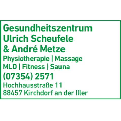 Logo des Unternehmens: Gesundheitszentrum Ulrich Scheufele-Kutter + André Metze GbR