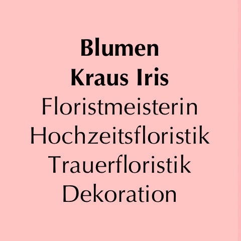 Kraus Iris Blumen