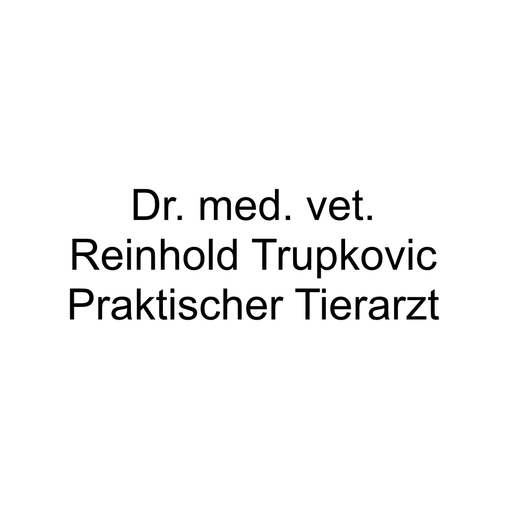 Logo des Unternehmens: Dr. med. vet. Reinhold Trupkovic Prakt. Tierarzt