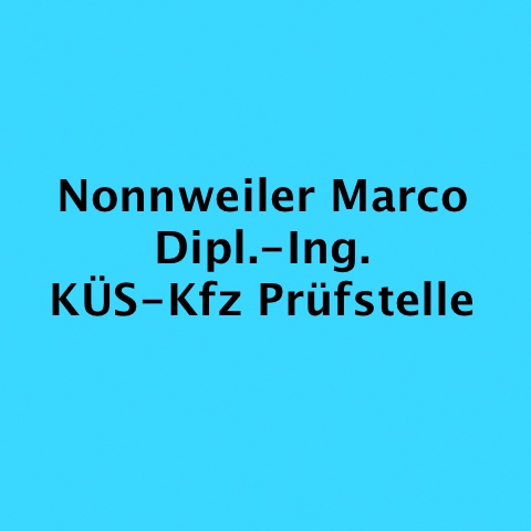 Logo des Unternehmens: Marco Nonnweiler KFZ-Prüfstelle KÜS