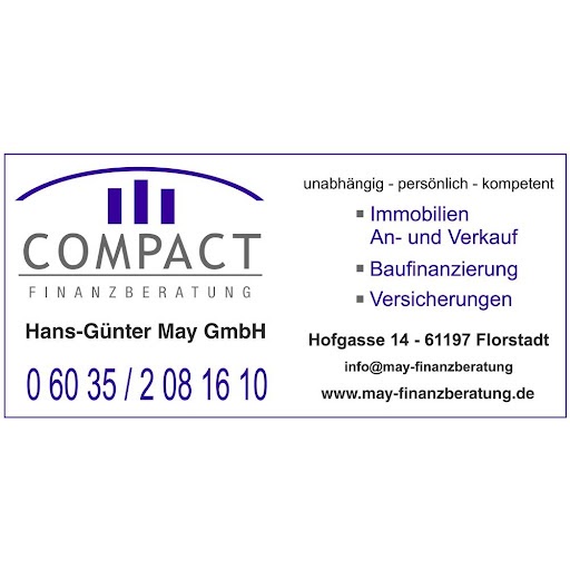Logo des Unternehmens: Compact Finanzberatung Hans Günter May GmbH
