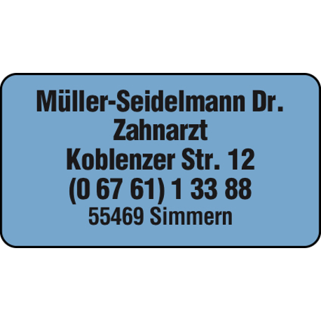 Logo des Unternehmens: Dr. Müller-Seidelmann Zahnarzt