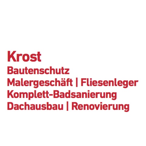 Logo des Unternehmens: Krost Malergeschäft
