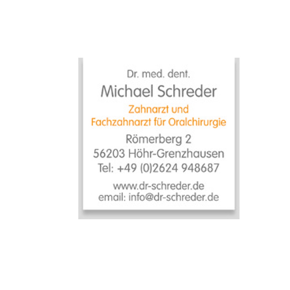 Logo des Unternehmens: Dr. med. dent. Michael Schreder Zahnarzt