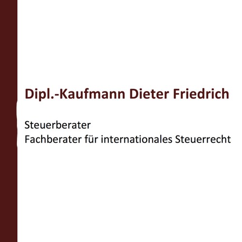 Dipl.-Kfm. Dr. Dieter Friedrich Steuerberatung
