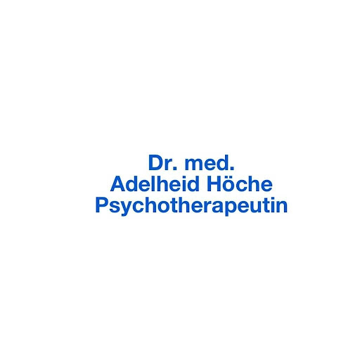 Dr. Med. Adelheid Höche Ärztin, Psychotherapie