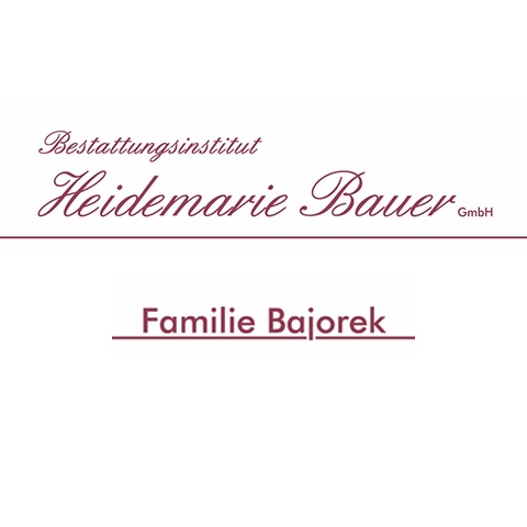 Logo des Unternehmens: Bestattungsinstitut Heidemarie Bauer GmbH