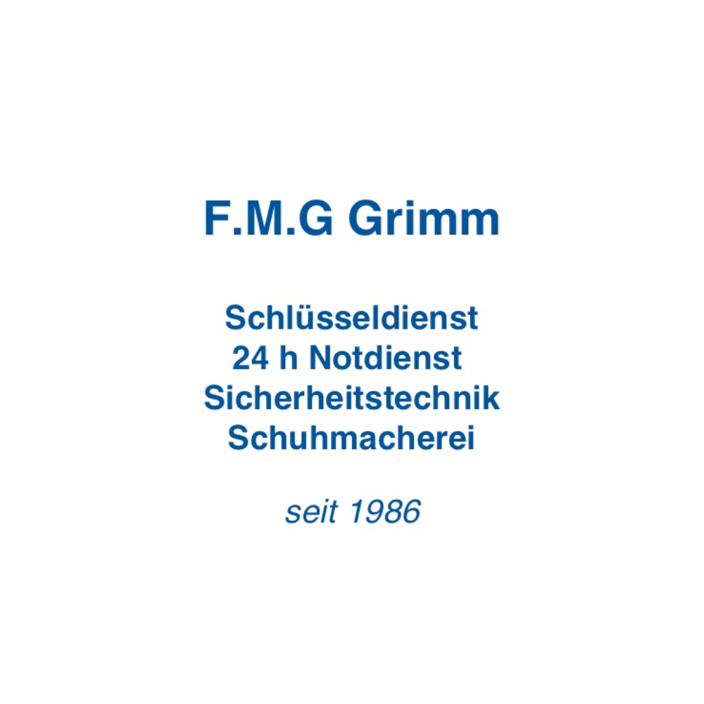 Logo des Unternehmens: F.M.G. Grimm Schlüsseldienst