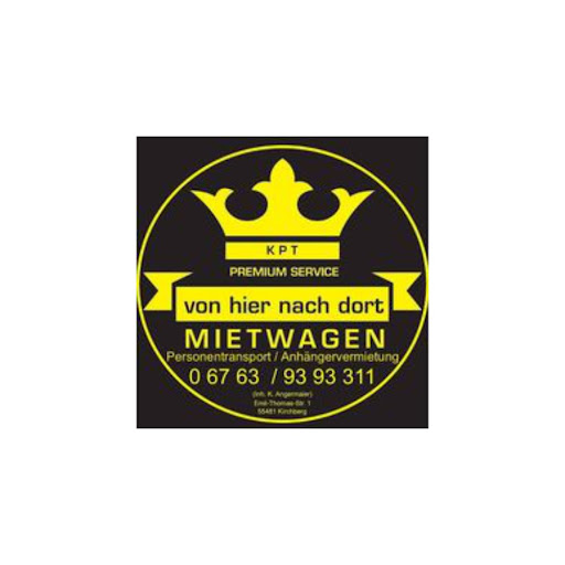 Logo des Unternehmens: Mietwagengeschäft KPT - von hier nach dort- Personenbeförderung