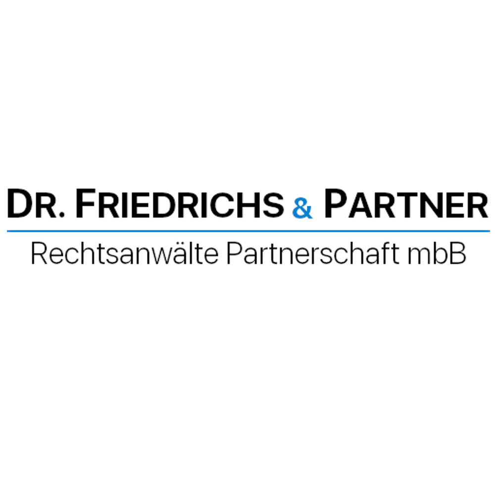 Logo des Unternehmens: Dr. Friedrichs & Partner Rechtsanwälte Partnerschaft mbB