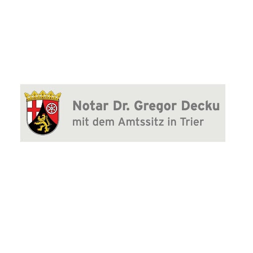 Logo des Unternehmens: Dr. Gregor Decku Notar