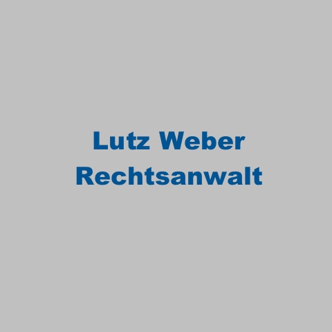 Lutz Weber Rechtsanwalt