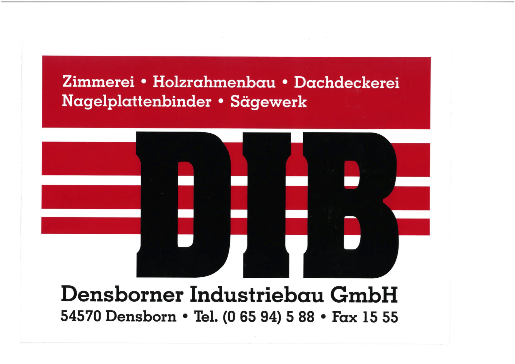 Dib Densborner Industriebau Gmbh Zimmerei