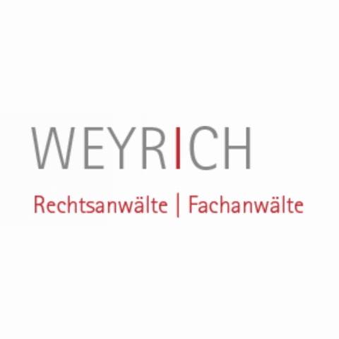 Logo des Unternehmens: WEYRICH Rechtsanwälte PartG mbB