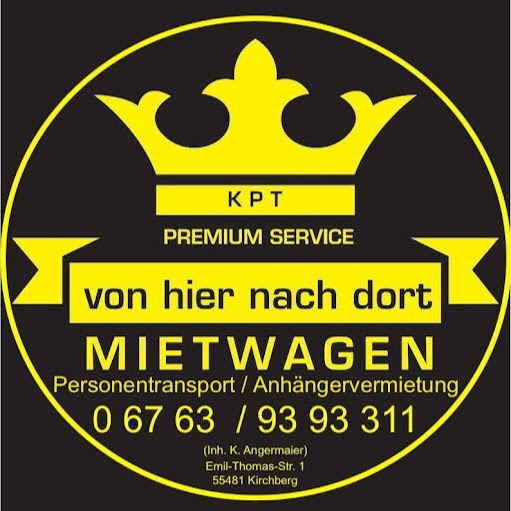 Logo des Unternehmens: Mietwagengeschäft KPT - von hier nach dort- Personenbeförderung