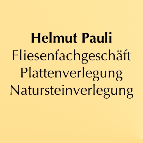 Helmut Pauli Fliesenfachgeschäft