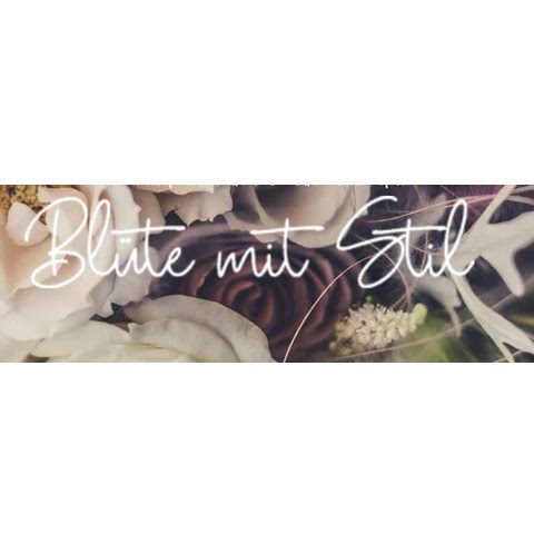 Logo des Unternehmens: Blüte mit Stil Blumen