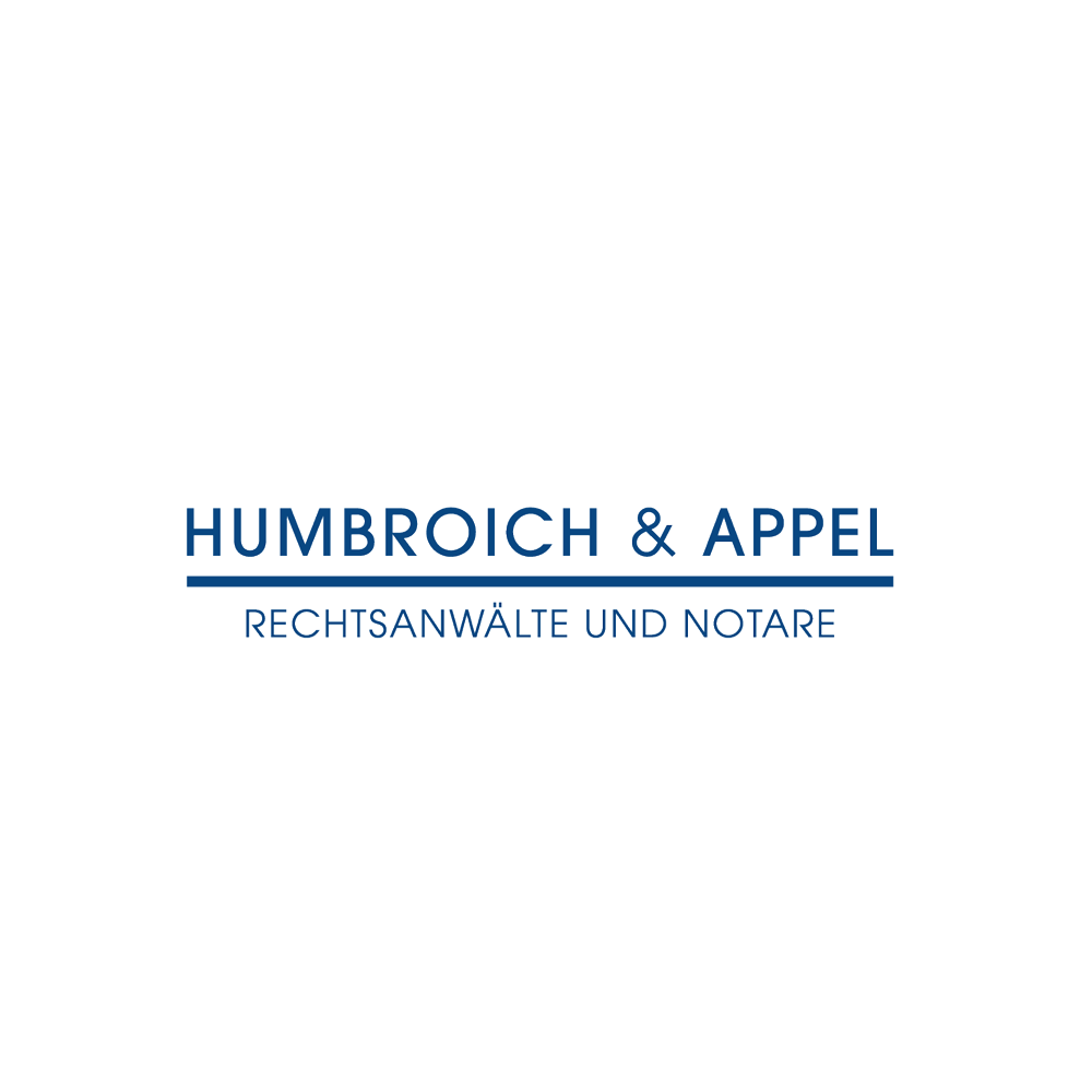 Logo des Unternehmens: Humbroich Kristina, Appel Katja & Menne Christiane Rechtsanwälte und Notare