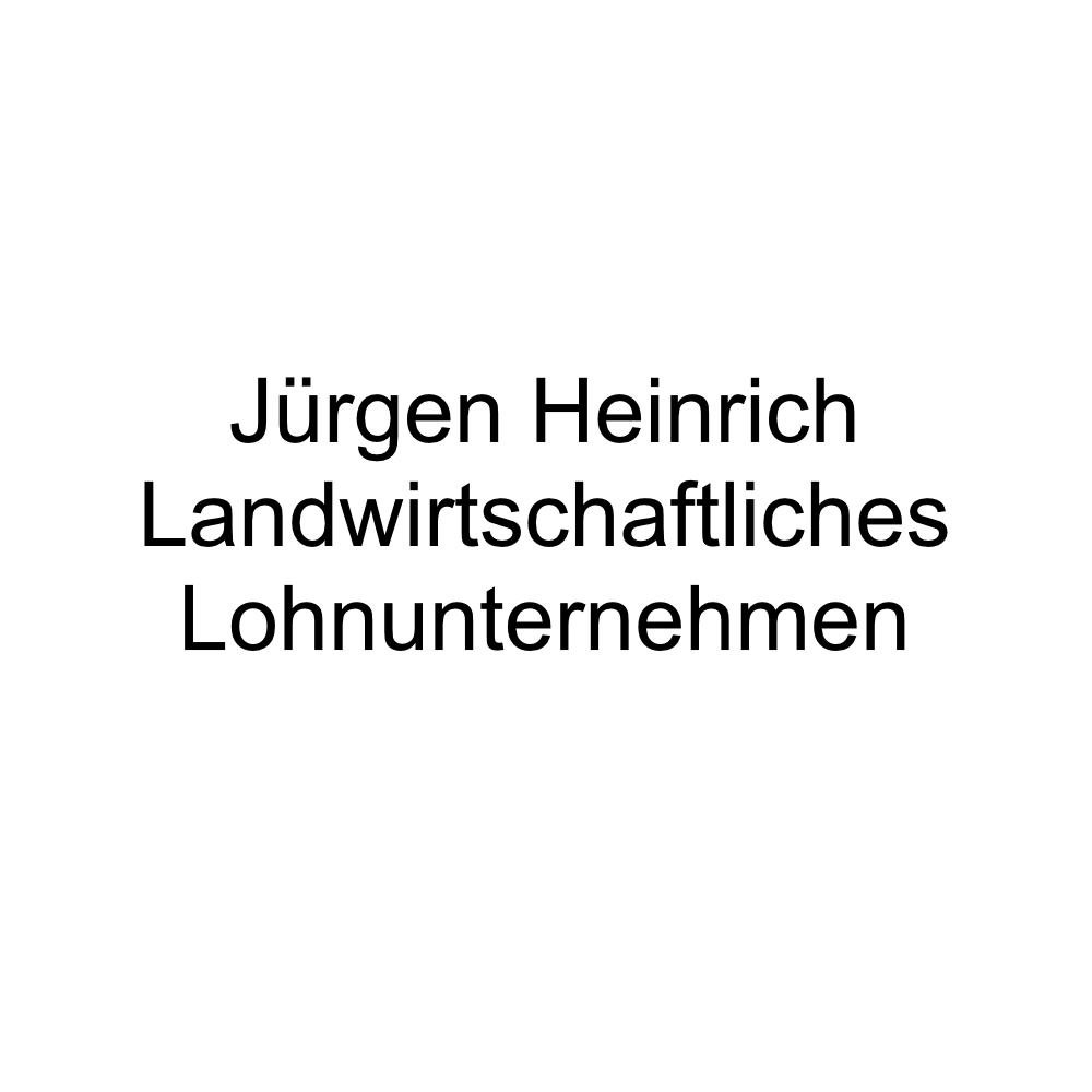 Logo des Unternehmens: Jürgen Heinrich Landw. Lohnunternehmen