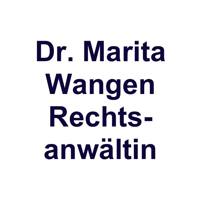 Dr. Marita Wangen Rechtsanwältin