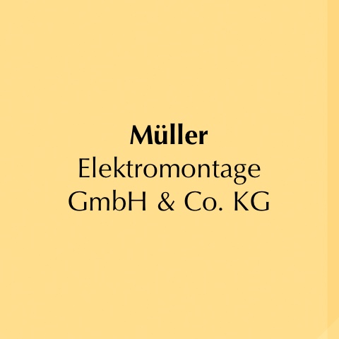 Müller-Elektromontage Gmbh & Co. Kg