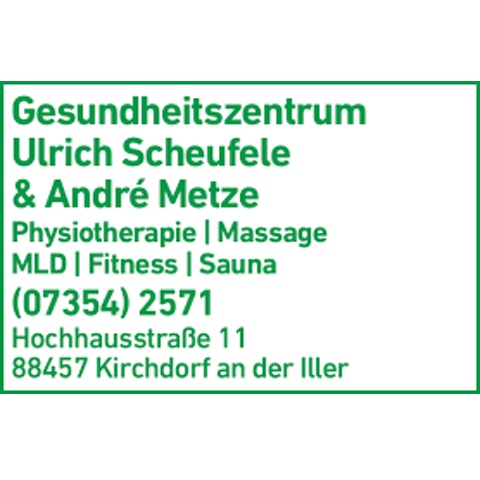 Logo des Unternehmens: Gesundheitszentrum Ulrich Scheufele-Kutter + André Metze GbR