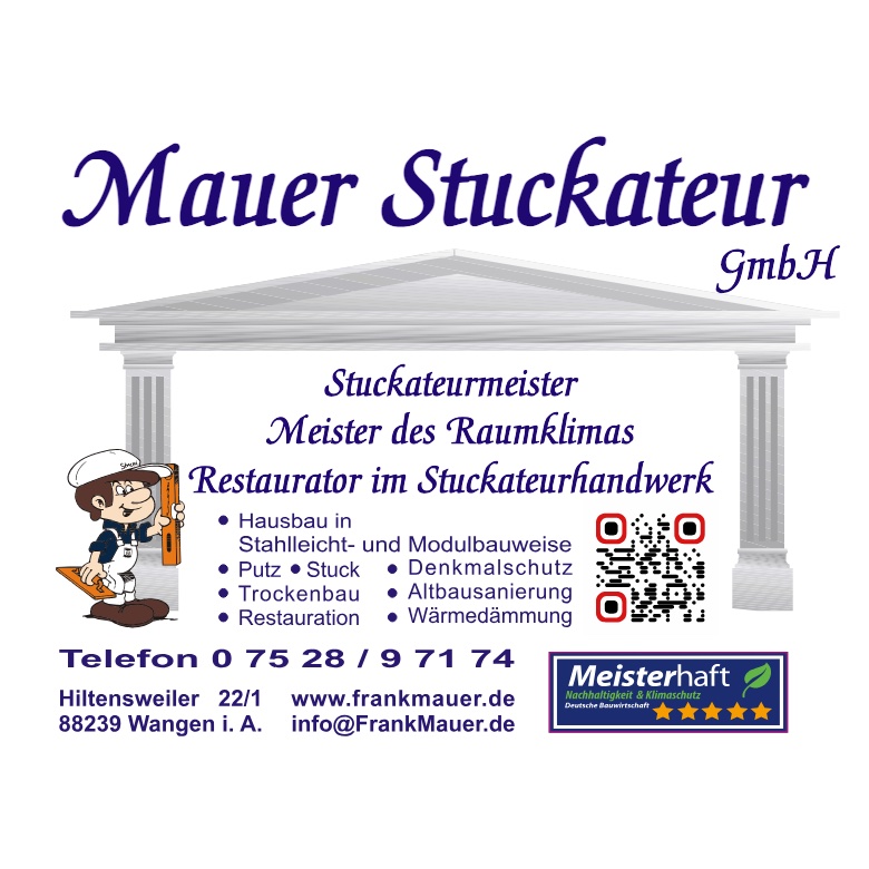Logo des Unternehmens: Mauer Stuckateur GmbH