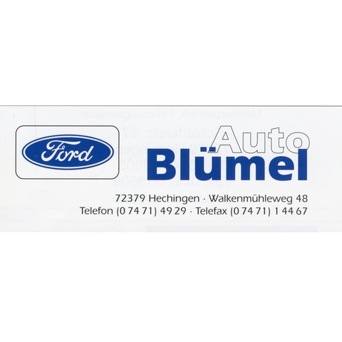 Logo des Unternehmens: Autohaus Blümel Inh. Herbert u. Felix Blümel OHG