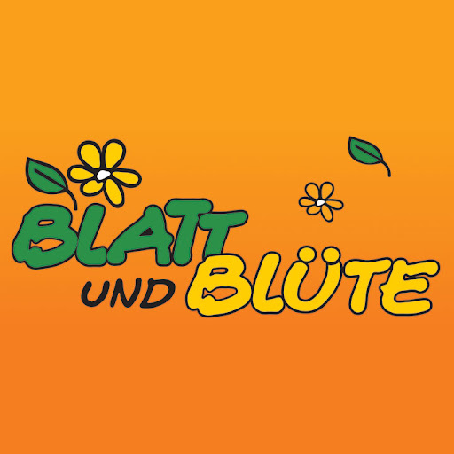 Logo des Unternehmens: Blatt und Blüte Floristik
